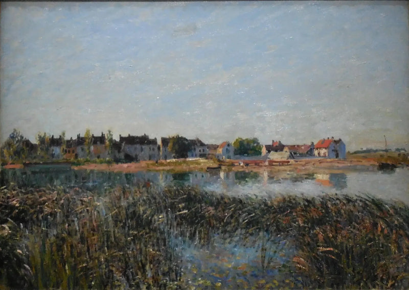 Näkymä Saint-Mammès'ltä - Alfred Sisley