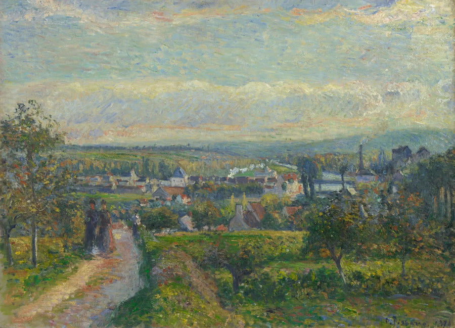 Näkymä Saint-Ouen-l'Aumônesta - Camille Pissarro