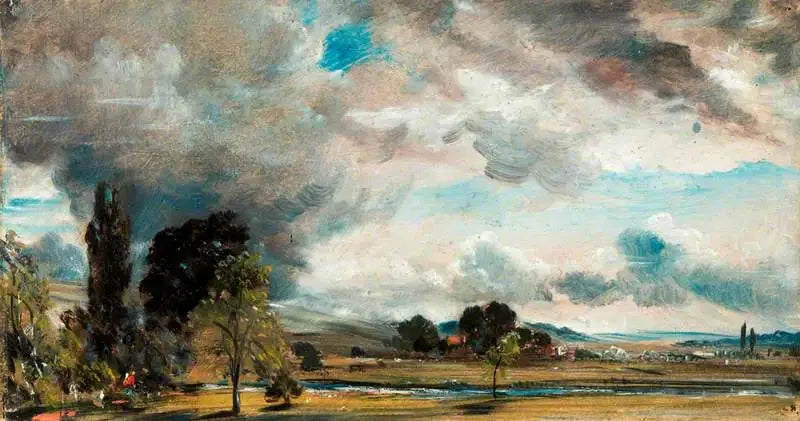 Näkymä Salisburyyn, arkkidiakoni Fisherin talon kirjastosta - John Constable