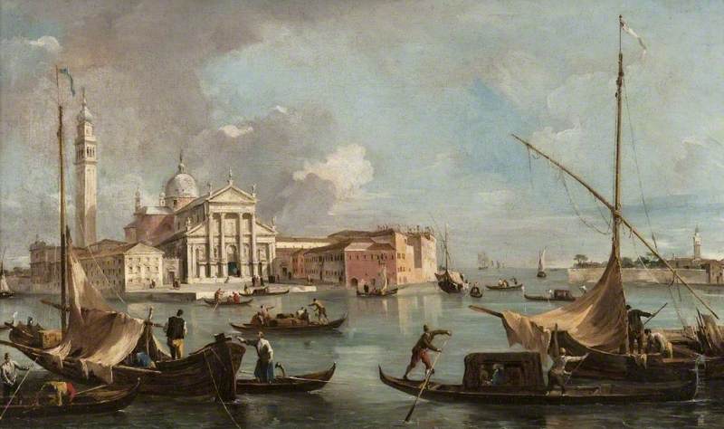 Näkymä San Giorgio Maggioresta, Venetsia - Francesco Guardi