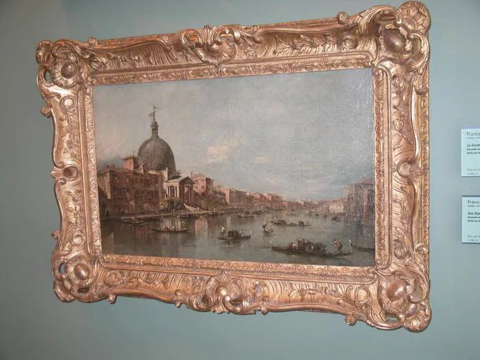 Näkymä San Simeone Piccoloon Venetsiassa - Francesco Guardi