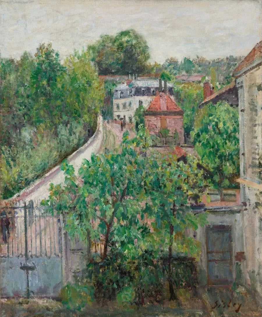 Sèvres'n näkymä - Alfred Sisley