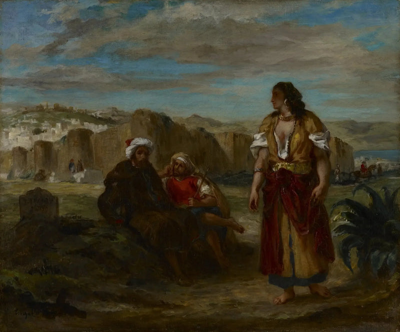 Näkymä Tangerista - Eugène Delacroix