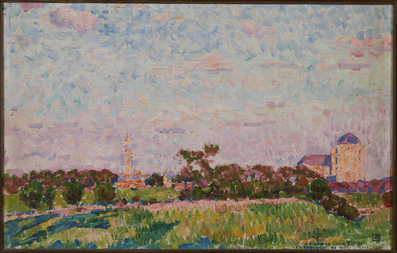 Veereen näkymä - Théodore van Rysselberghe