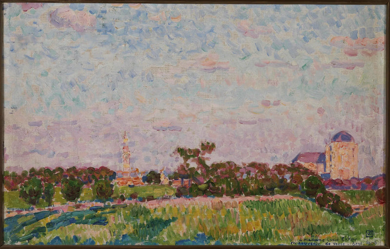 Veereen näkymä - Théodore van Rysselberghe
