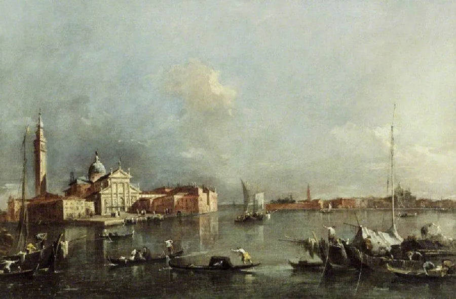 Venetsian näkymä - Francesco Guardi