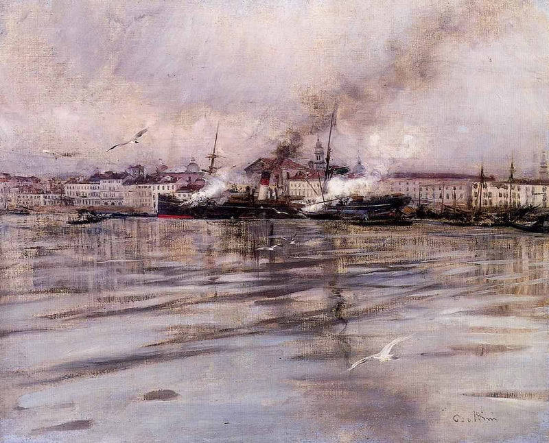 Venetsian näkymä - Giovanni Boldini