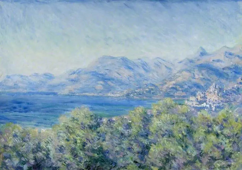 Näkymä Ventimigliasta - Claude Monet