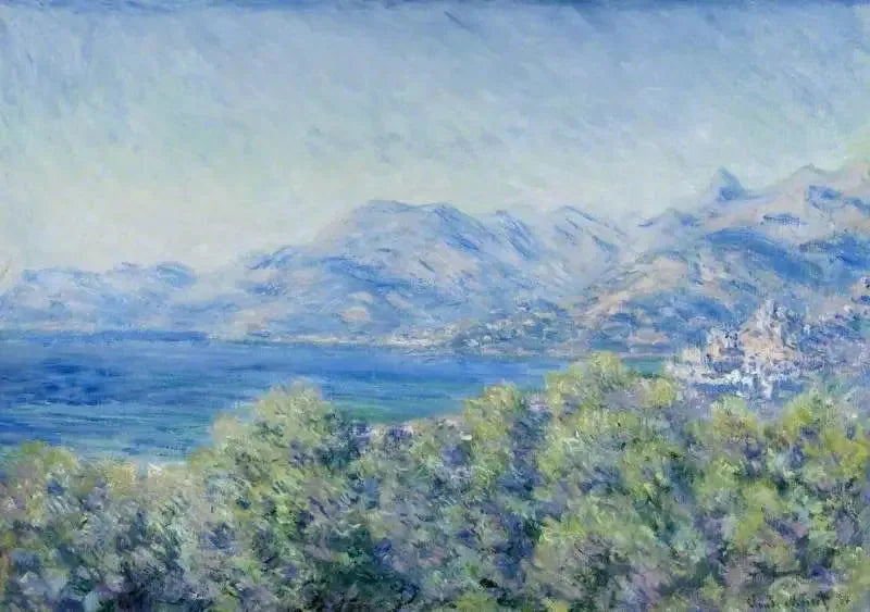 Näkymä Ventimigliasta - Claude Monet