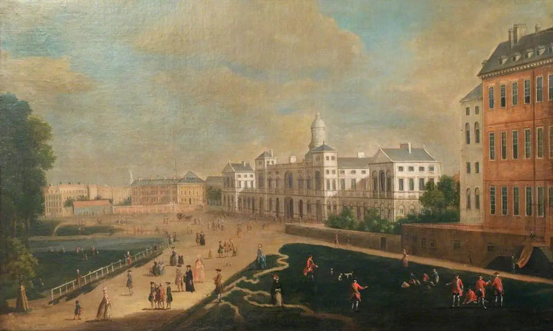 Näkymä Whitehallilta, New Horse Guards - Canaletto