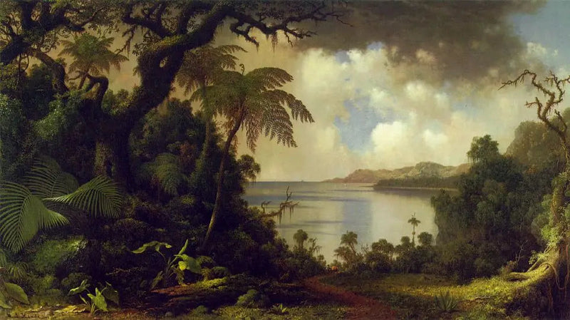 Näkymä Fern Tree Walkilta, Jamaika - Martin Johnson Heade
