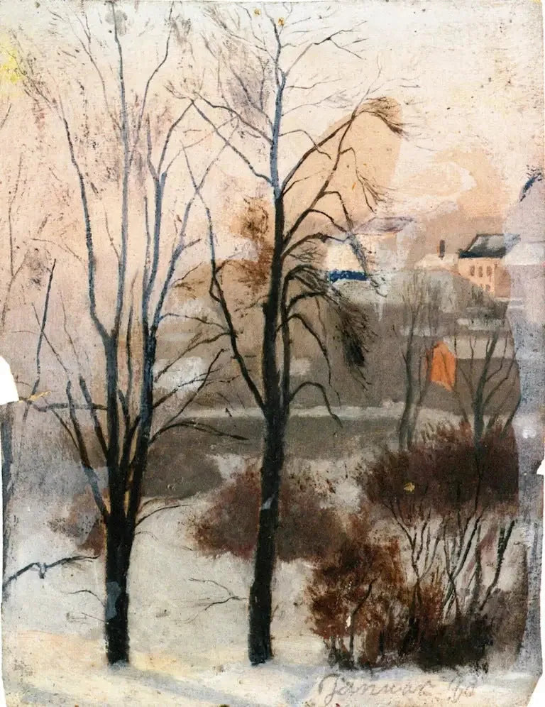Näkymä Fossveieniltä - Edvard Munch