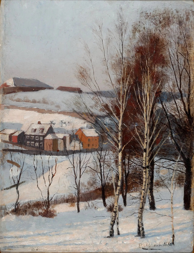 Näkymä Fossveieniltä - Edvard Munch
