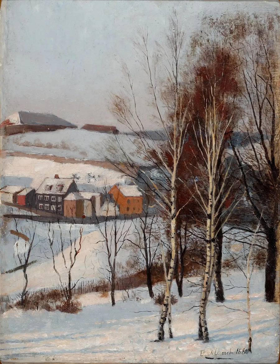 Näkymä Fossveieniltä - Edvard Munch
