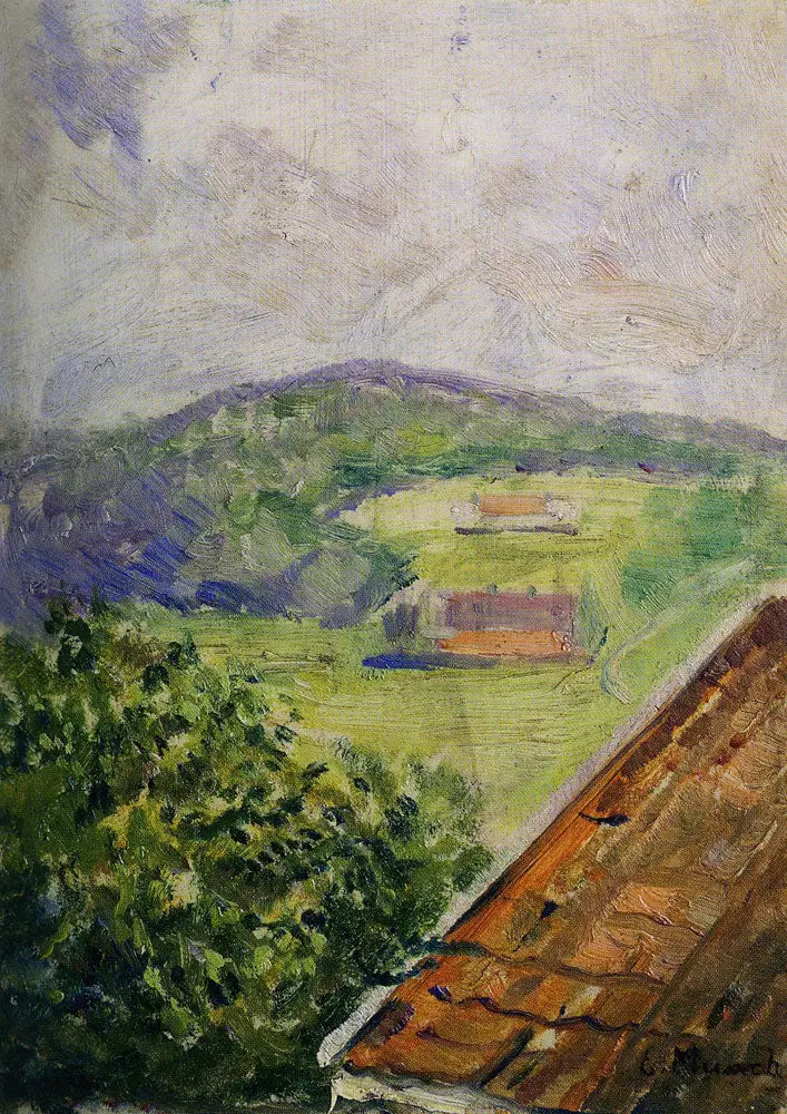 Näkymä Hauketo - Edvard Munch