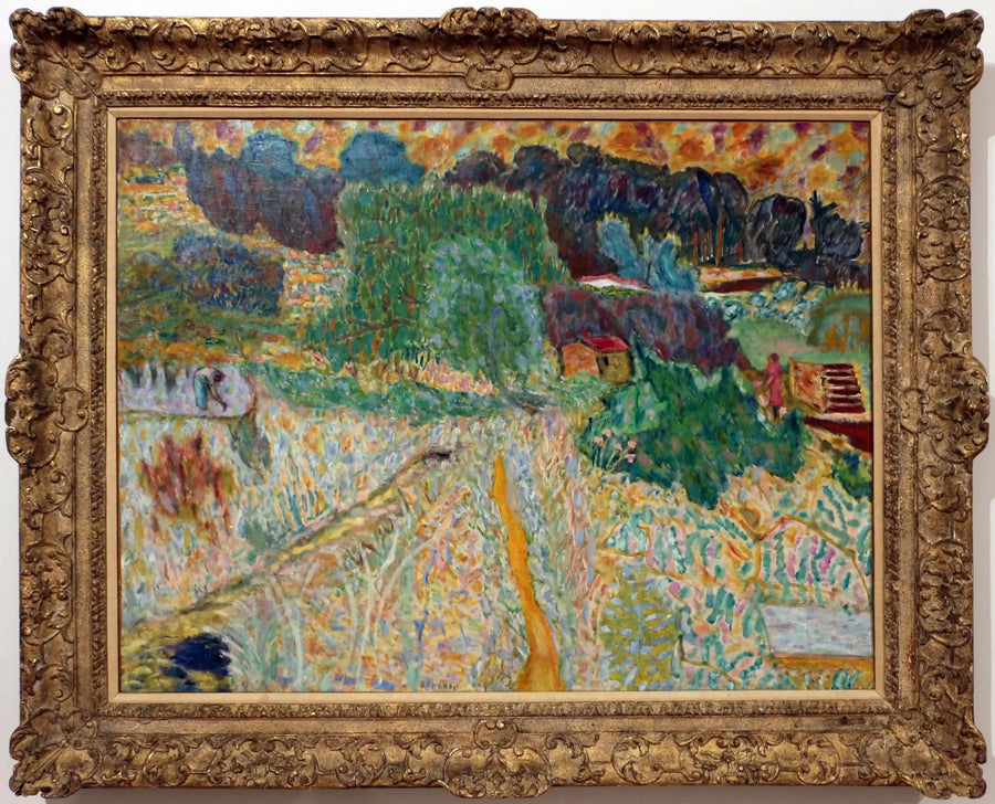 Näkymä taiteilijan ateljeelta, Le Cannet - Pierre Bonnard