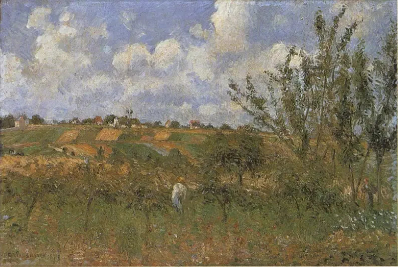 Näkymä Gratte-Coqs-rannalta, Pontoise - Camille Pissarro