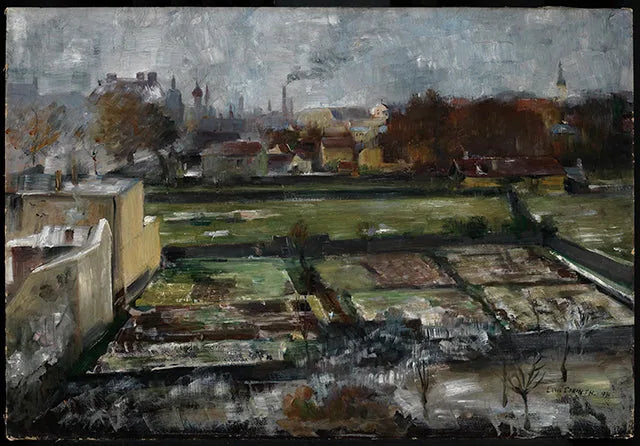 Näkymä Münchenin studiosta - Lovis Corinth
