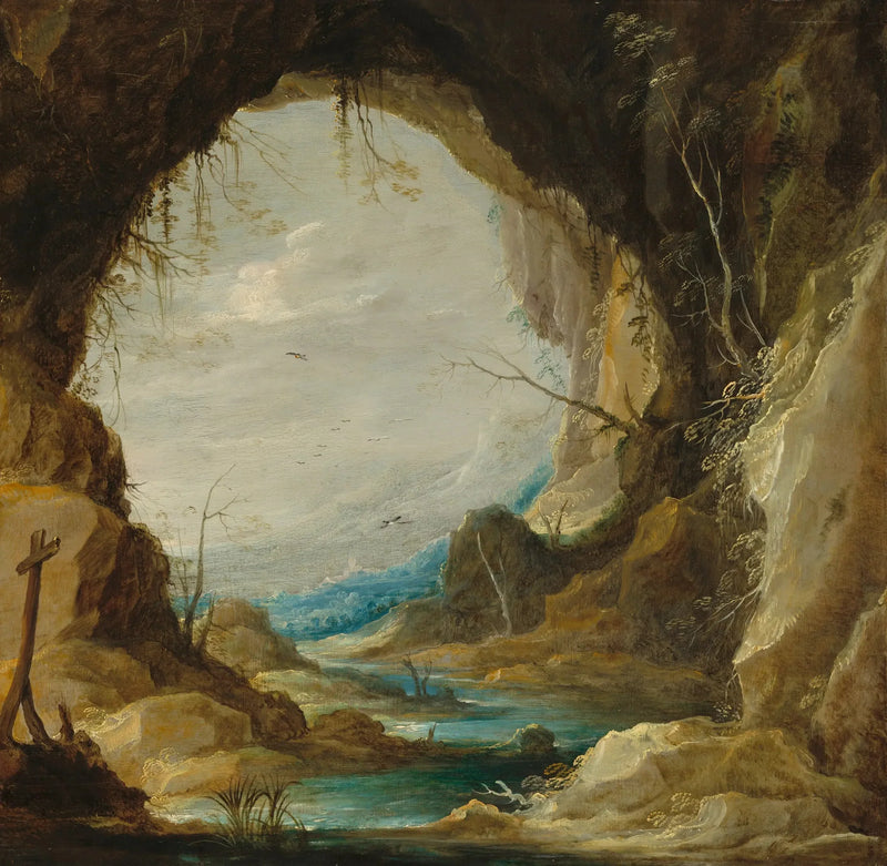 Näkymä luolasta - David Teniers nuorempi