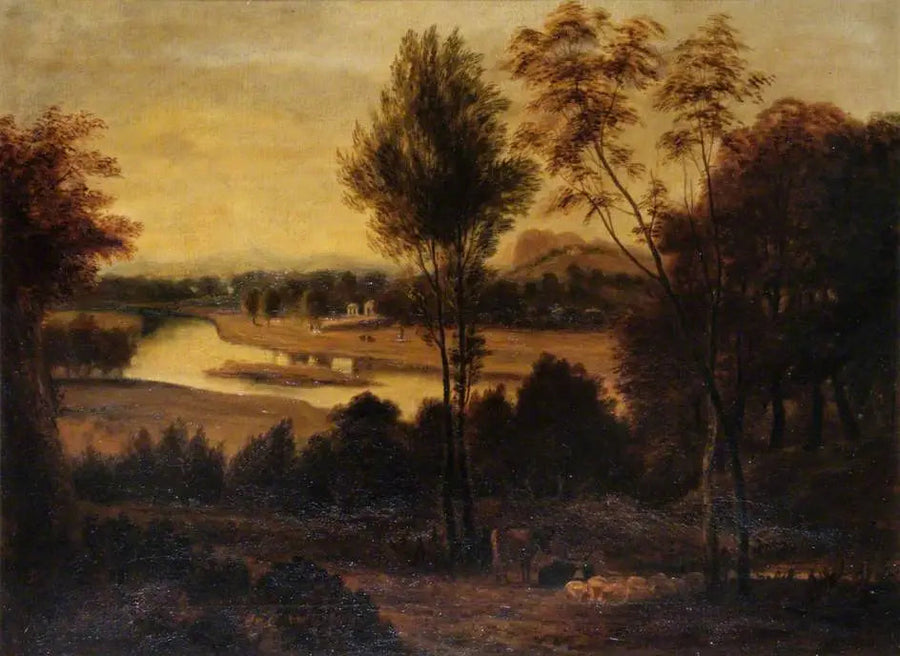 Näkymä Wick House -lähistöltä, Richmond, Surrey - Joshua Reynolds