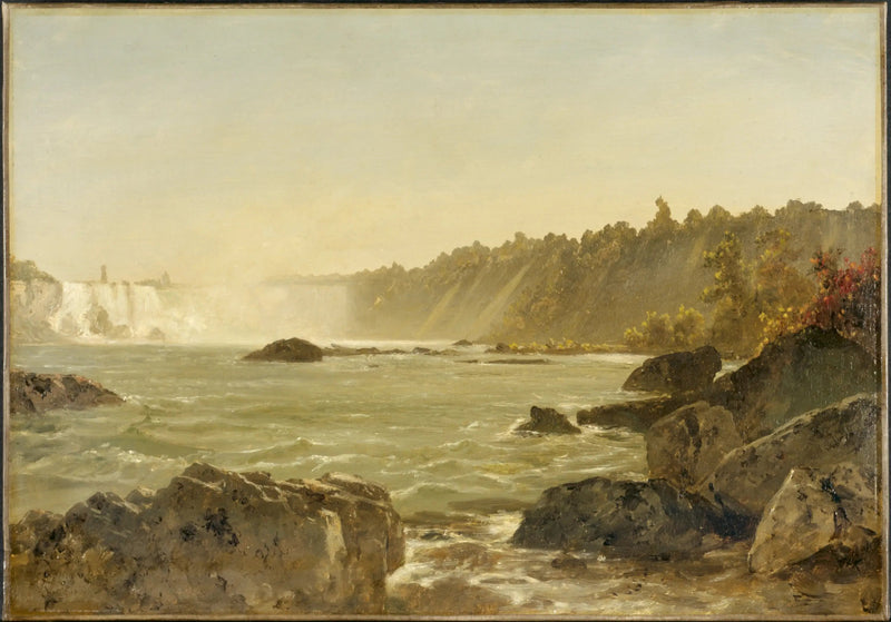 Näkymä Niagaran putouksille - John Frederick Kensett