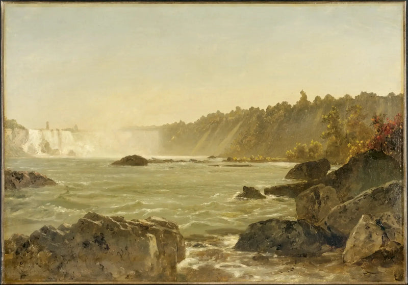 Näkymä Niagaran putouksille - John Frederick Kensett