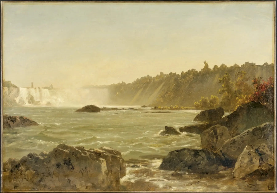 Näkymä Niagaran putouksille - John Frederick Kensett