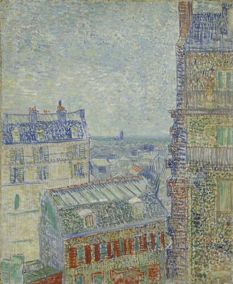 Näkymä Pariisin katoille - Vincent van Gogh