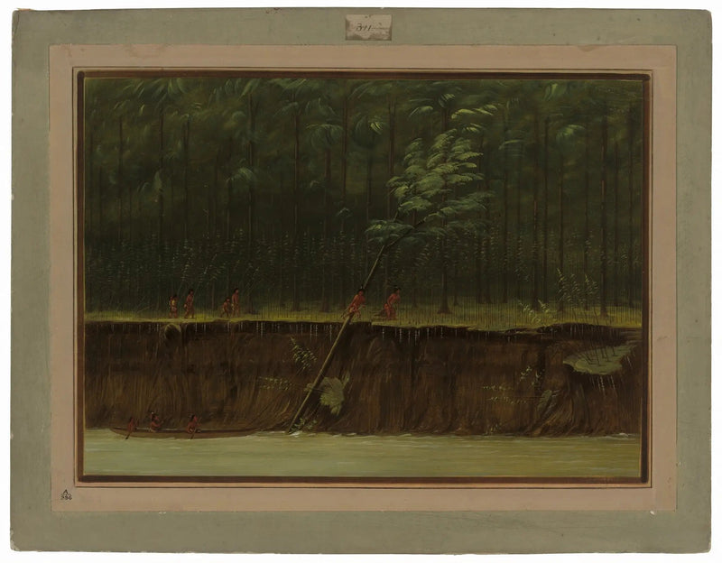 Alakuva Mississippi-joen varrelta - George Catlin