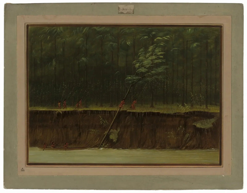 Alakuva Mississippi-joen varrelta - George Catlin