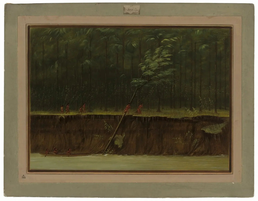 Alakuva Mississippi-joen varrelta - George Catlin