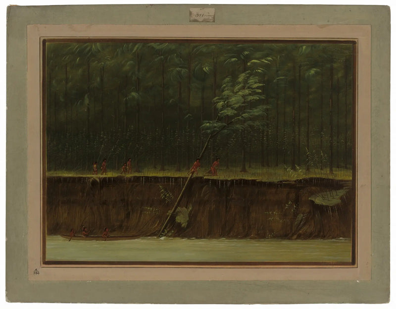 Alakuva Mississippi-joen varrelta - George Catlin