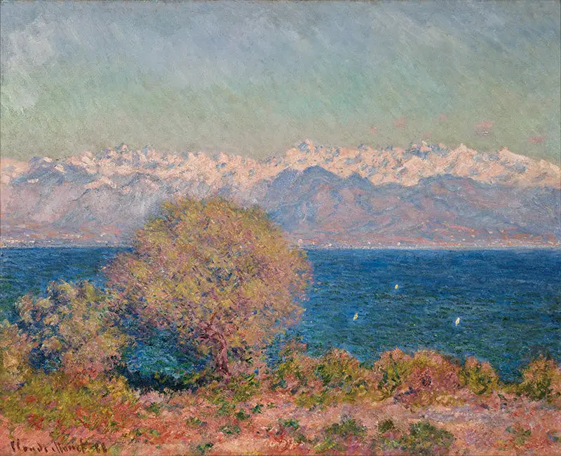Näkymä Antibessin niemelle - Claude Monet