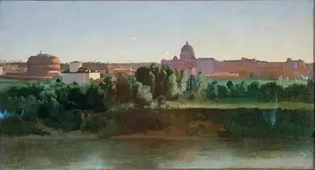 Näkymä Saint-Ange-linnakkeelta - Jean-Baptiste Camille Corot