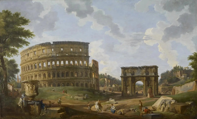 Näkymä Colosseumilta - Giovanni Paolo Panini