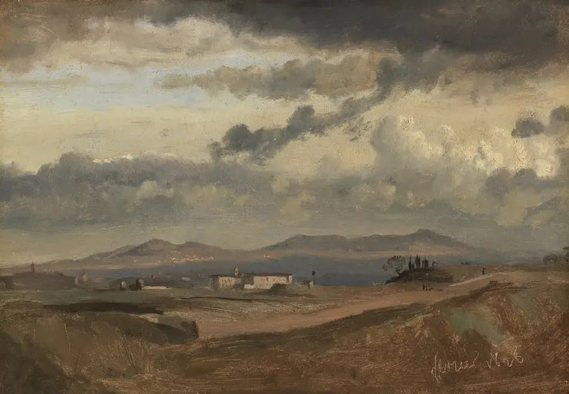 Näkymä Sant'Onofrion luostarista Janiculus-kukkulalla, Rooma - Jean-Baptiste Camille Corot