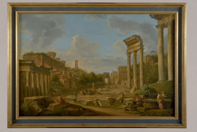 Näkymä Rooman foorumilta - Giovanni Paolo Panini