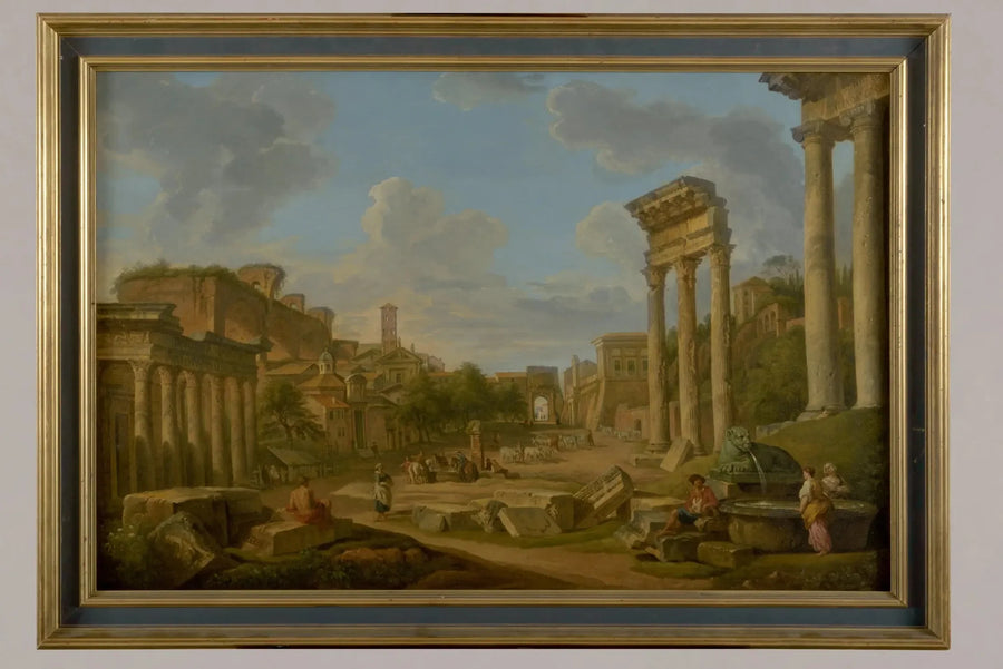Näkymä Rooman foorumilta - Giovanni Paolo Panini