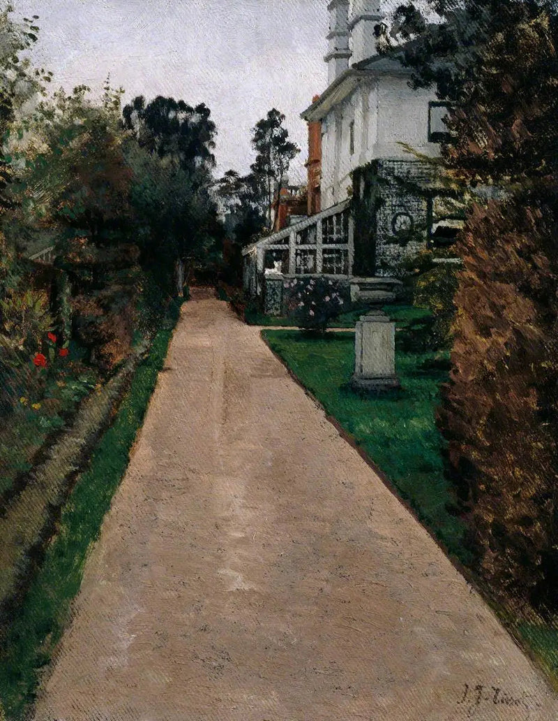 Näkymä puutarhasta osoitteessa 17 Grove End Road - James Tissot