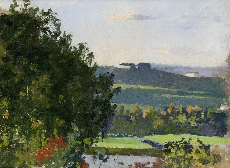 Grünerin puutarhan näkymä - Edvard Munch