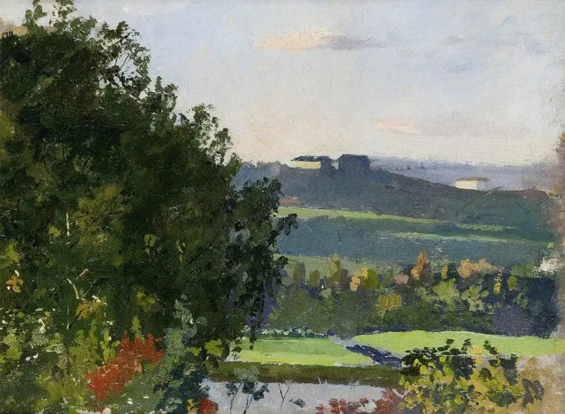 Grünerin puutarhan näkymä - Edvard Munch