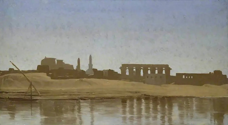 Nile-näkymä Luxorissa - Jean-Léon Gérôme