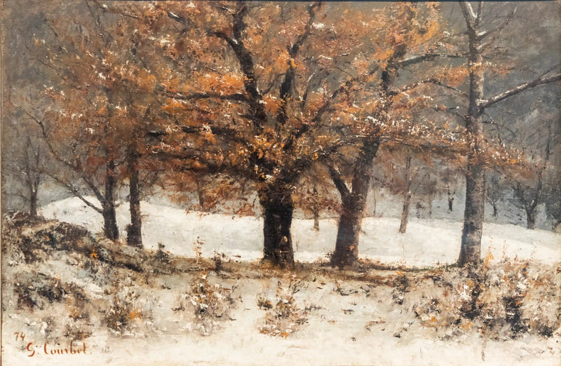 Näkymä Crêtesin puistosta Clarensin yläpuolella - Gustave Courbet
