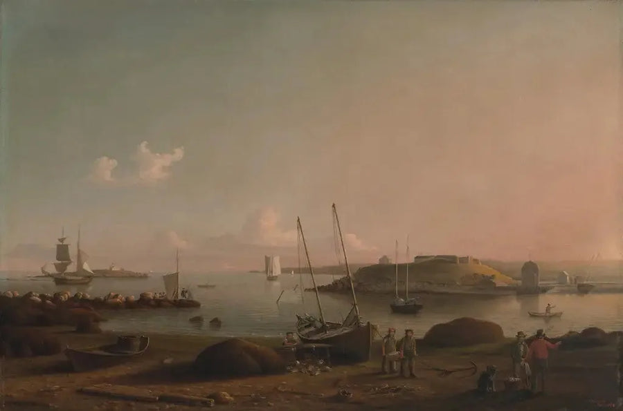 Näkymä Gloucesterin satamasta - Fitz Henry Lane