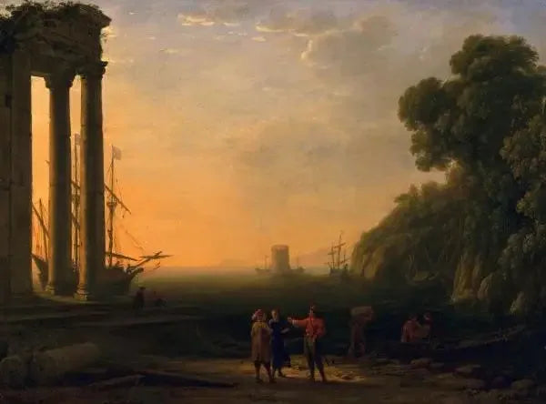 Merinäköala satamasta - Claude Lorrain