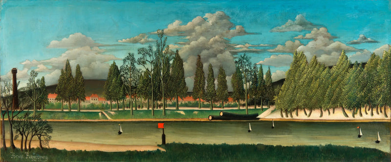 Näkymä Asnièresin laiturilta - Henri Rousseau