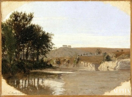 Vue d'un lac - Louis Boilly - Reproductions de tableaux et peintures haut de gamme