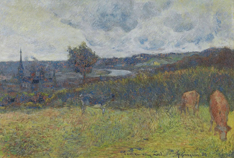 Yleiskuva Rouenista - Paul Gauguin