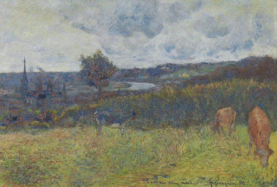 Yleiskuva Rouenista - Paul Gauguin
