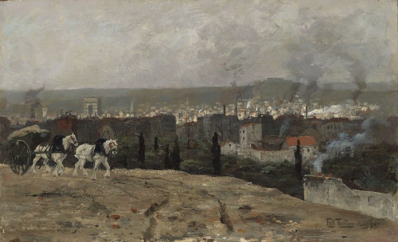 Pariisilainen näkymä - Frits Thaulow